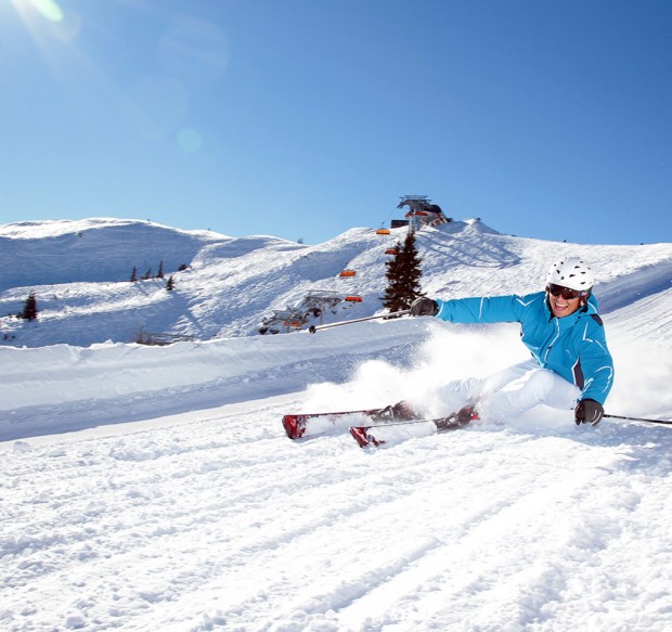 Skifahren im Weltcuport Flachau im Salzburger Land © Flachau Tourismus