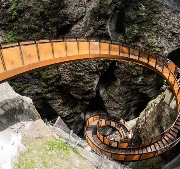 Liechtensteinklamm mit Helixtreppe © TVB St. Johann im Pongau